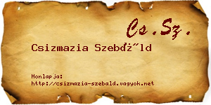 Csizmazia Szebáld névjegykártya